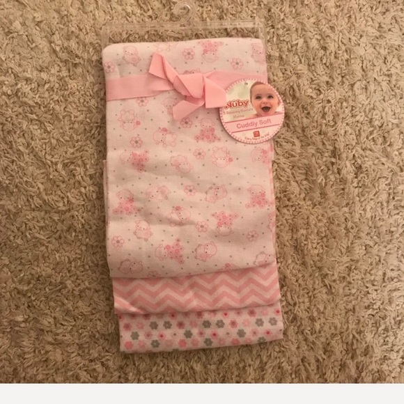 pink receiving blankets
